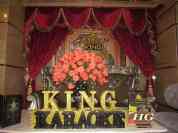 Thi công rèm cửa nữ hoàng tại King karaoke